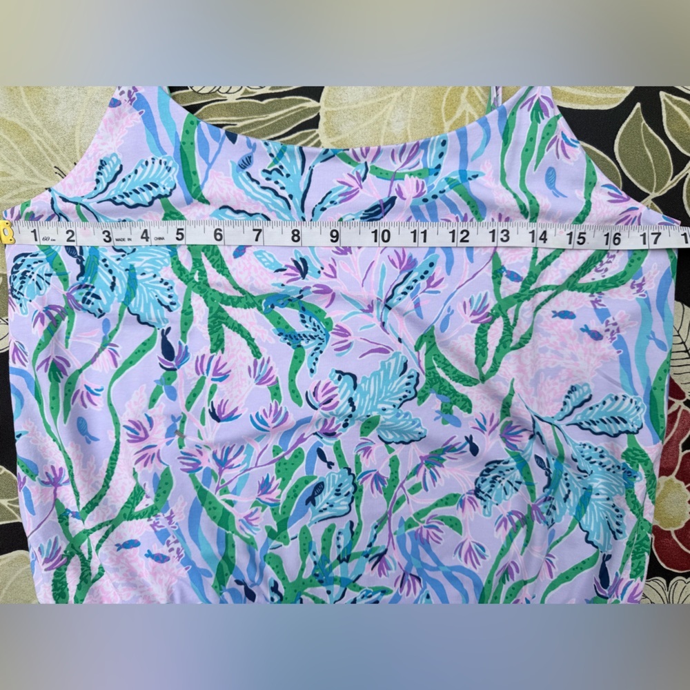 Lilly Pulitzer Cannavale Knit Top with Gold Chain details on adjustable straps - Picture 4 of 9